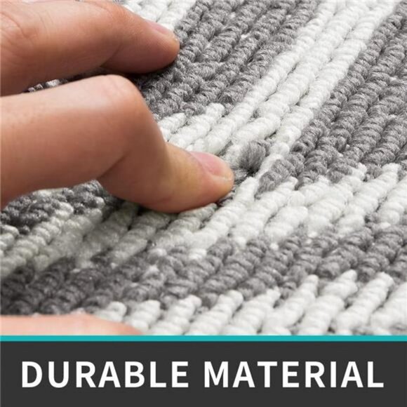 Durable Front Door Mats for Entryway, 20"X32" Grey - Picture 4 of 6